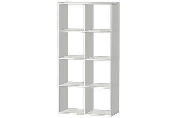 Модульный стеллаж FlexiCube-6 (Нимфея Альба, 720х336х1424 мм) lst-lg-6-nmf-lb фото