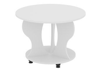 Стіл журнальний Genrix (70 &times; 70 &times; 48 см, білий) ph-grn-stl-pn-bl фото