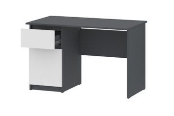 Стол компьютерный Formo-2 (120х60х75 см, антрацит + белый) phtn-lvr-l-ns-ntc-bl фото